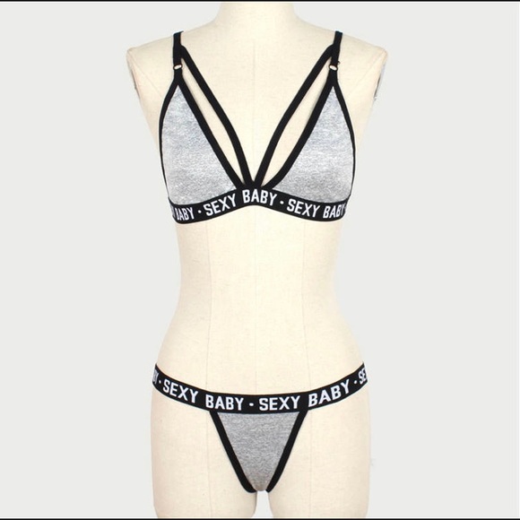 Sexy Baby Bra Gstring Set - Picture 3 of 4